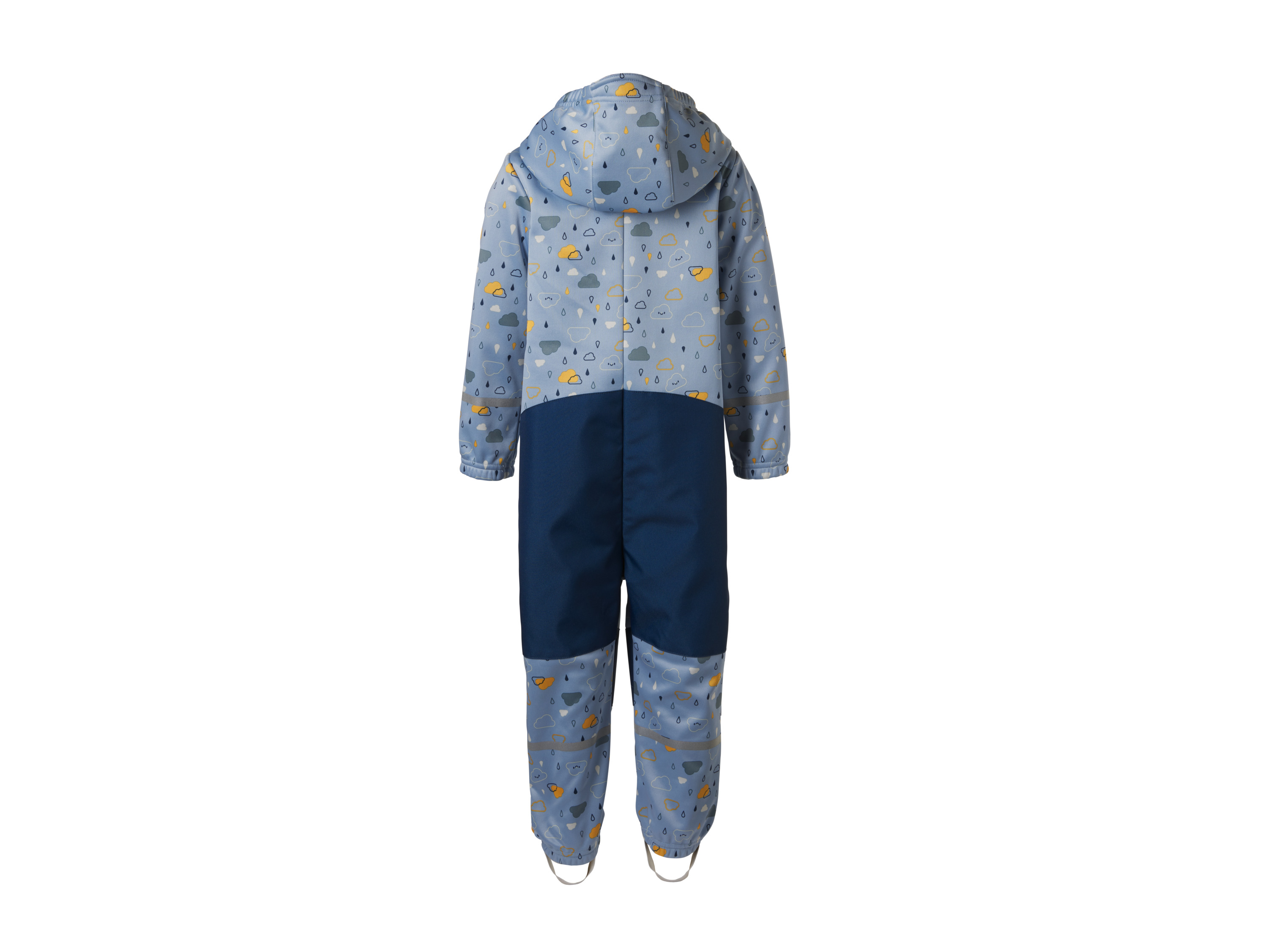 LUPILU® Baby Kleinkinder Matsch- und Buddel-Overall Softshell, gefüttert (Blau, 98/104) – Bild 3 von 4