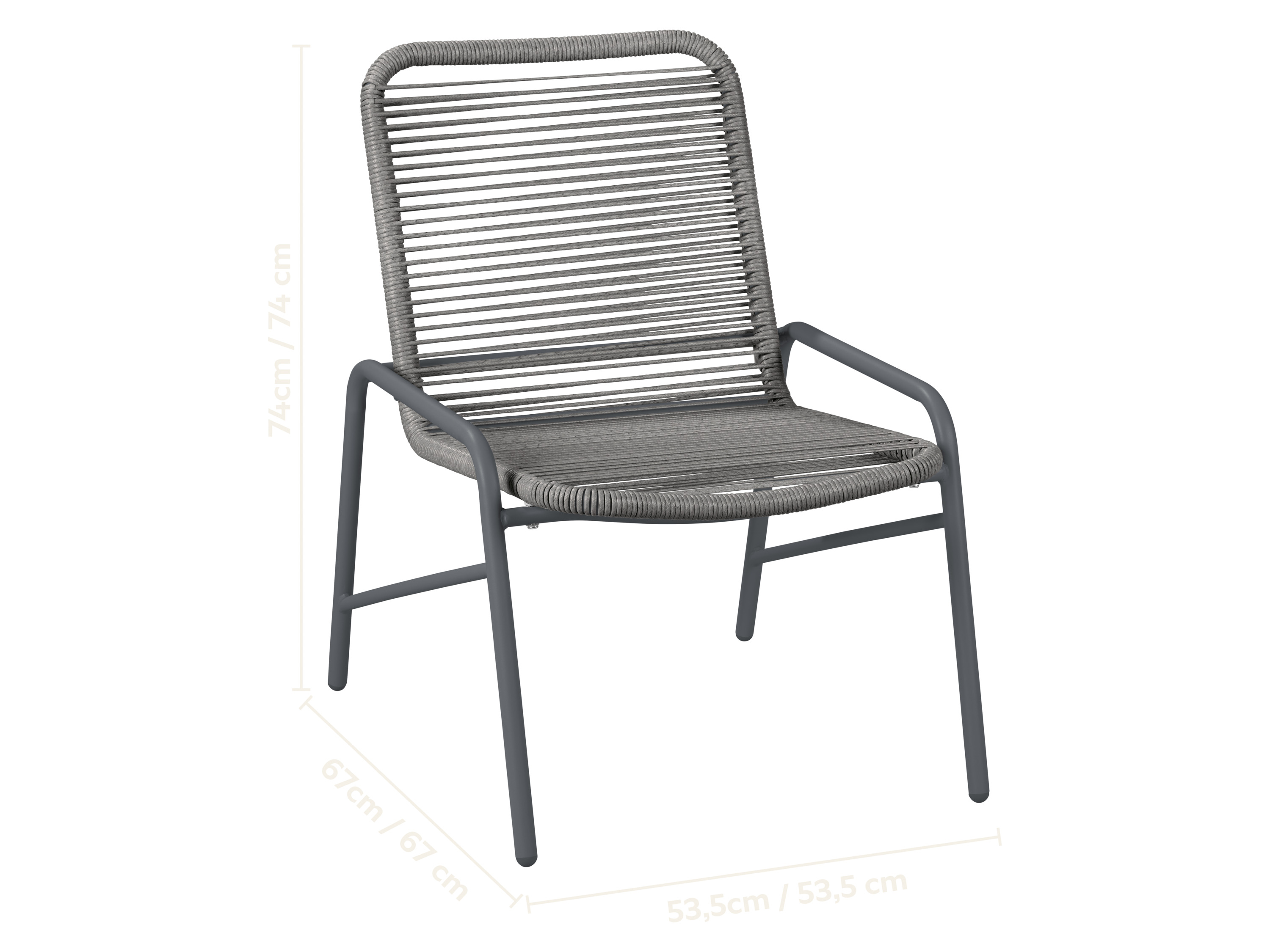 Thumbnail - LIVARNO® Gartenmöbel-Set Metall 3 tlg. (Anthrazit)