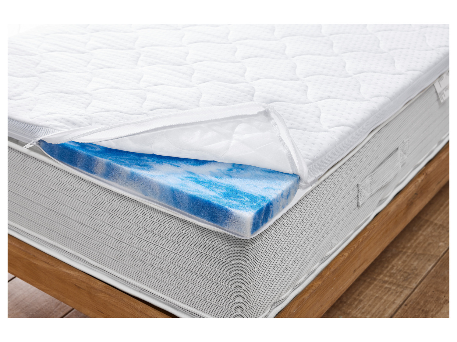 LIVARNO home GelschaumMatratzentopper, 180 x 200 cm