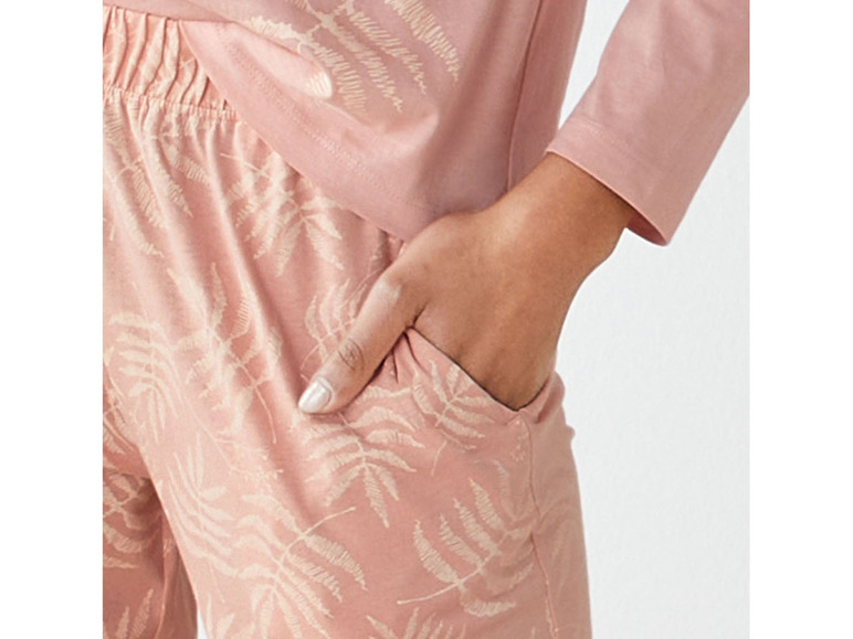 Gehe zu Vollbildansicht: esmara Damen Pyjama, mit Baumwolle - Bild 16
