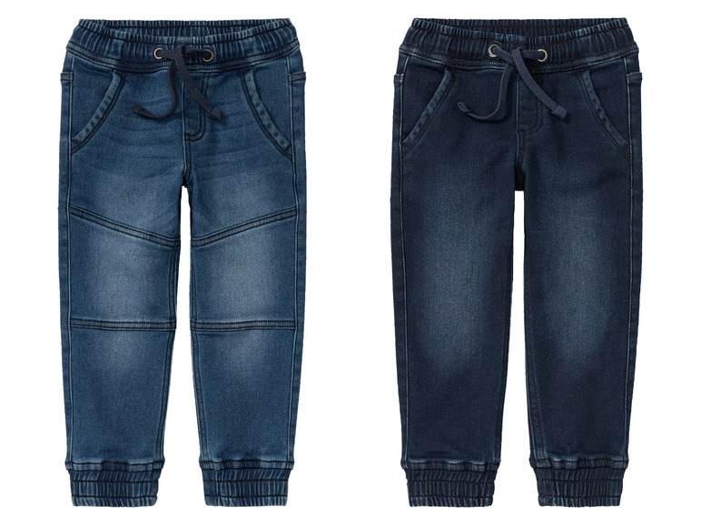 Gehe zu Vollbildansicht: lupilu® Kleinkinder Thermo-Jeans, Relaxed Fit, mit Baumwolle - Bild 1