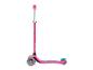 Pinker Roller mit leuchtenden Rädern und verstellbarem Lenker