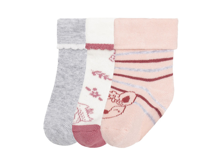 Gehe zu Vollbildansicht: lupilu Baby Mädchen Socken, 3 Paar, mit ABS-Noppen - Bild 14