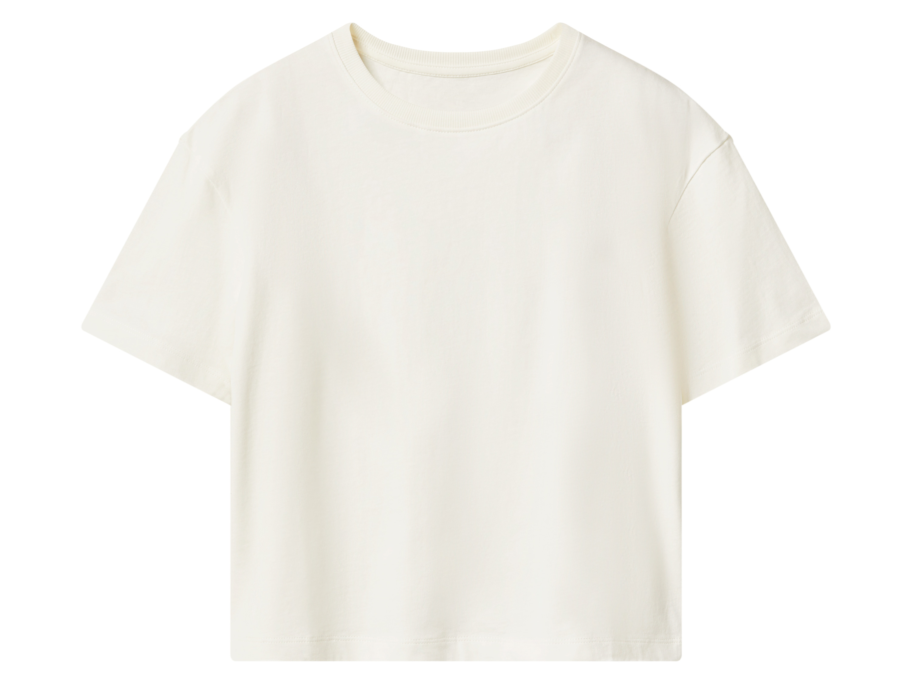 Thumbnail - Esmara Kids Kinder Mädchen T-Shirt, 2 Stück (weiß/beige, 134/140)""