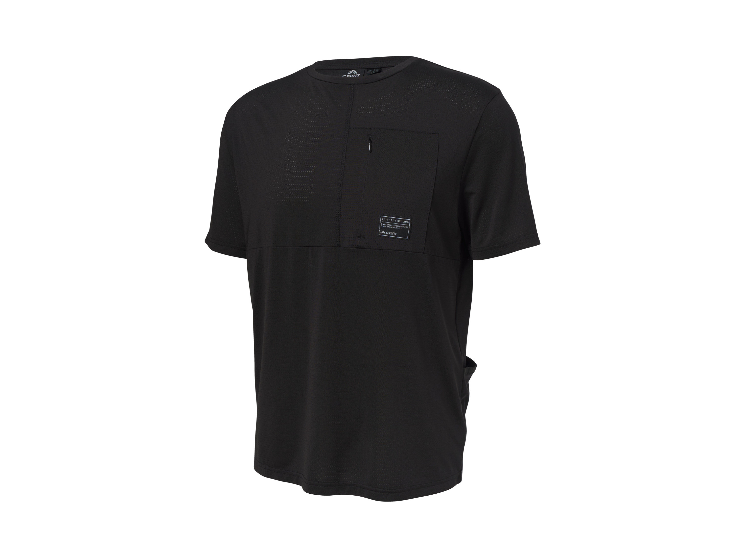 CRIVIT Herren Funktionsshirt (Schwarz, XL (56/58))