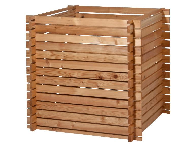 Lattenkomposter aus Holz für den Garten