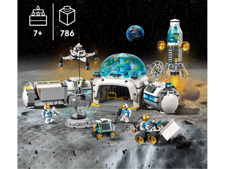 Gehe zu Vollbildansicht: LEGO® City 60350 »Mond-Forschungsbasis« - Bild 3