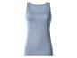 Einfaches hellblaues ärmelloses Damen-Top