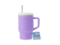 Lilafarbener Infantino My 1st Tumbler Becher mit Strohhalm.
