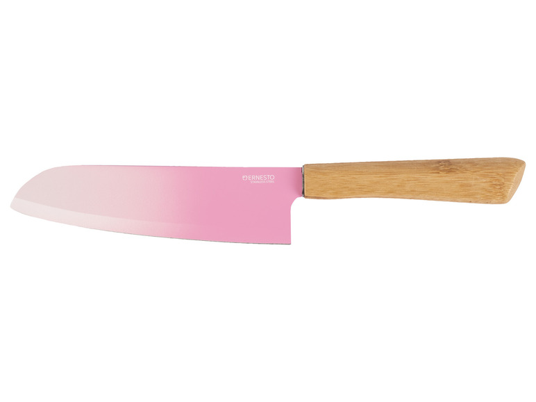 Gehe zu Vollbildansicht: ERNESTO® Messer, mit Bambus-Griff - Bild 2
