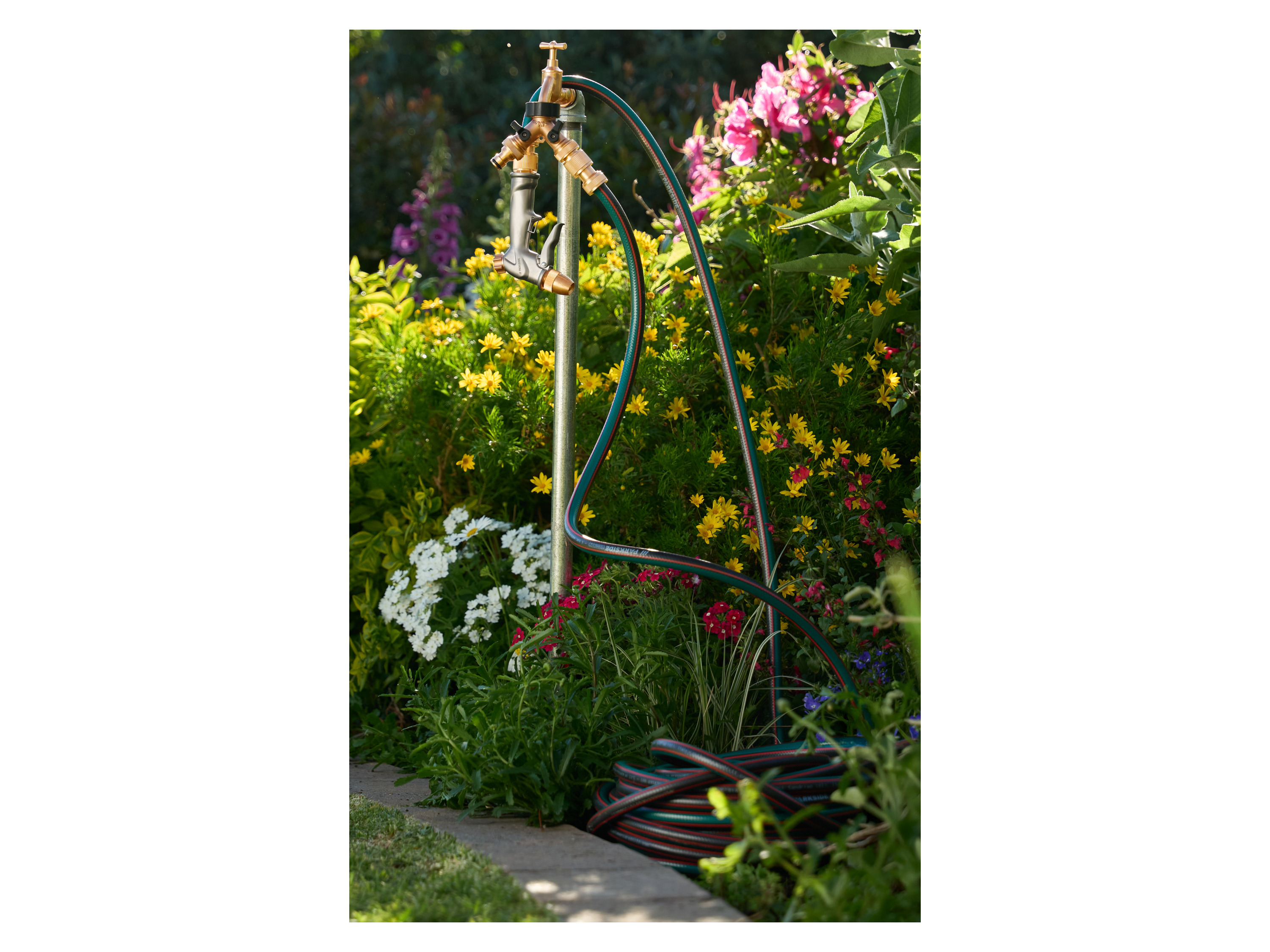 Thumbnail - PARKSIDE® Bewässerungssortiment Messing (Basis-Spray-Set 13-15mm)