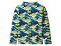 Langarm-T-Shirt mit Camouflage-Print in Blau-, Grün- und Weißtönen