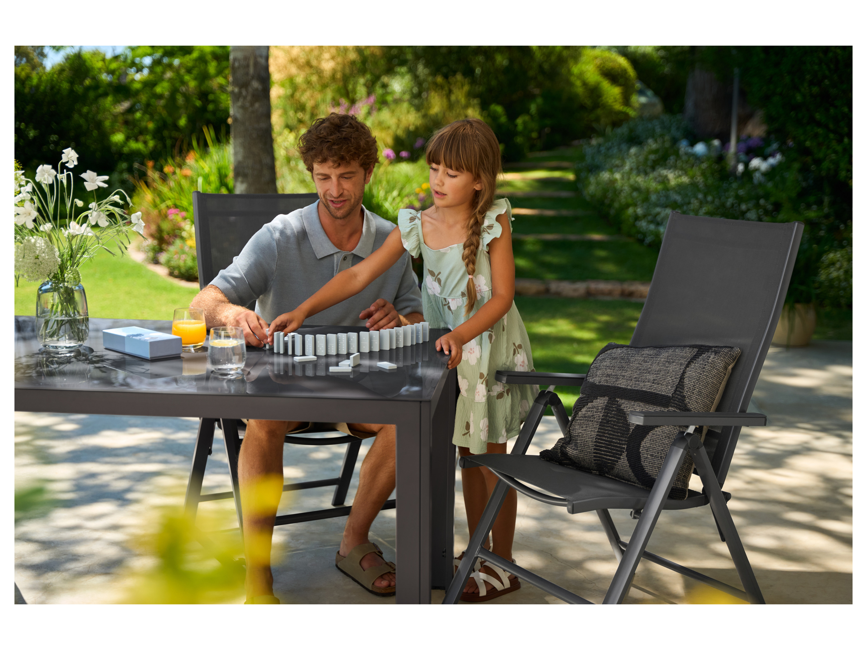 Thumbnail - LIVARNO® Alu-Gartentisch »Houston / Toronto« anthrazit, 140 x 92 x 74 cm