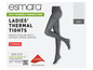 Graue Thermostrumpfhosen für Damen von esmara mit Lycra.