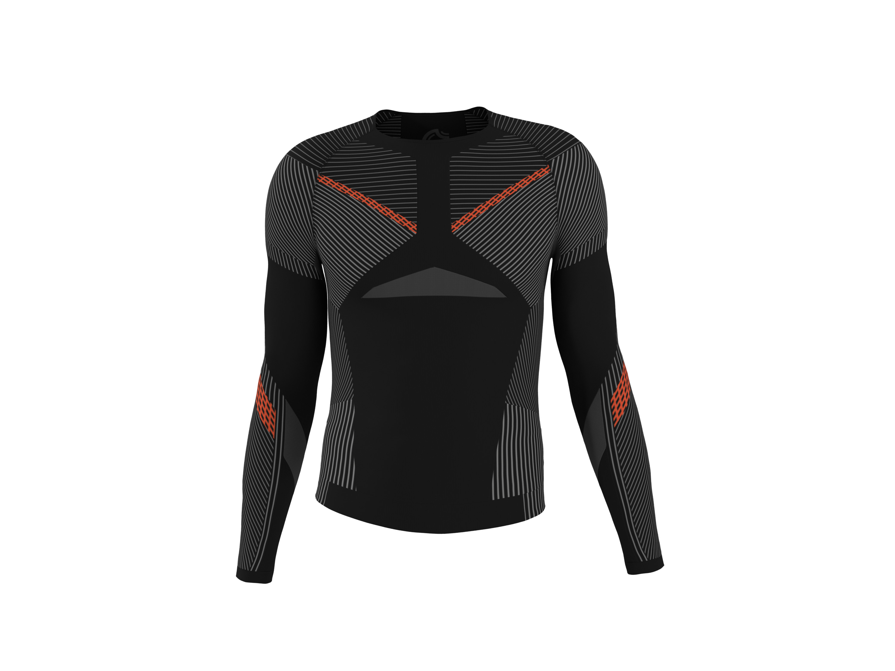 CRIVIT Herren-Funktionsunterhemd (Schwarz, 7/XL)