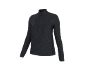 Dunkelgrauer Damen-Stehkragenpullover mit langen Ärmeln