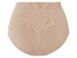 Nahtlose High-Waist-Unterhose in Beige.