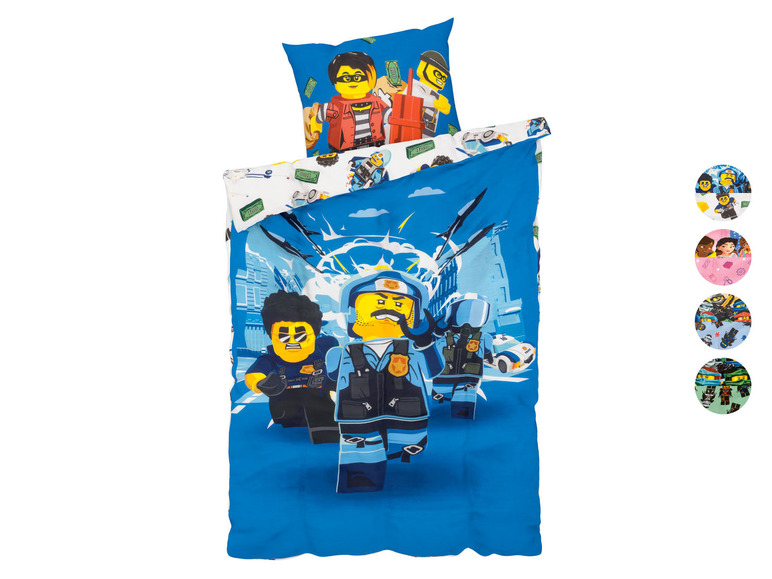 Gehe zu Vollbildansicht: LEGO Kinder Bettwäsche, wendbar, 135 x 200 cm - Bild 1