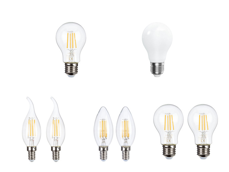 Gehe zu Vollbildansicht: Livarno Home Leuchtmittel, LED Filament - Bild 1