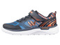 Blau-orange WellWalk Sneaker mit Schnürsenkeln und Klettverschluss.