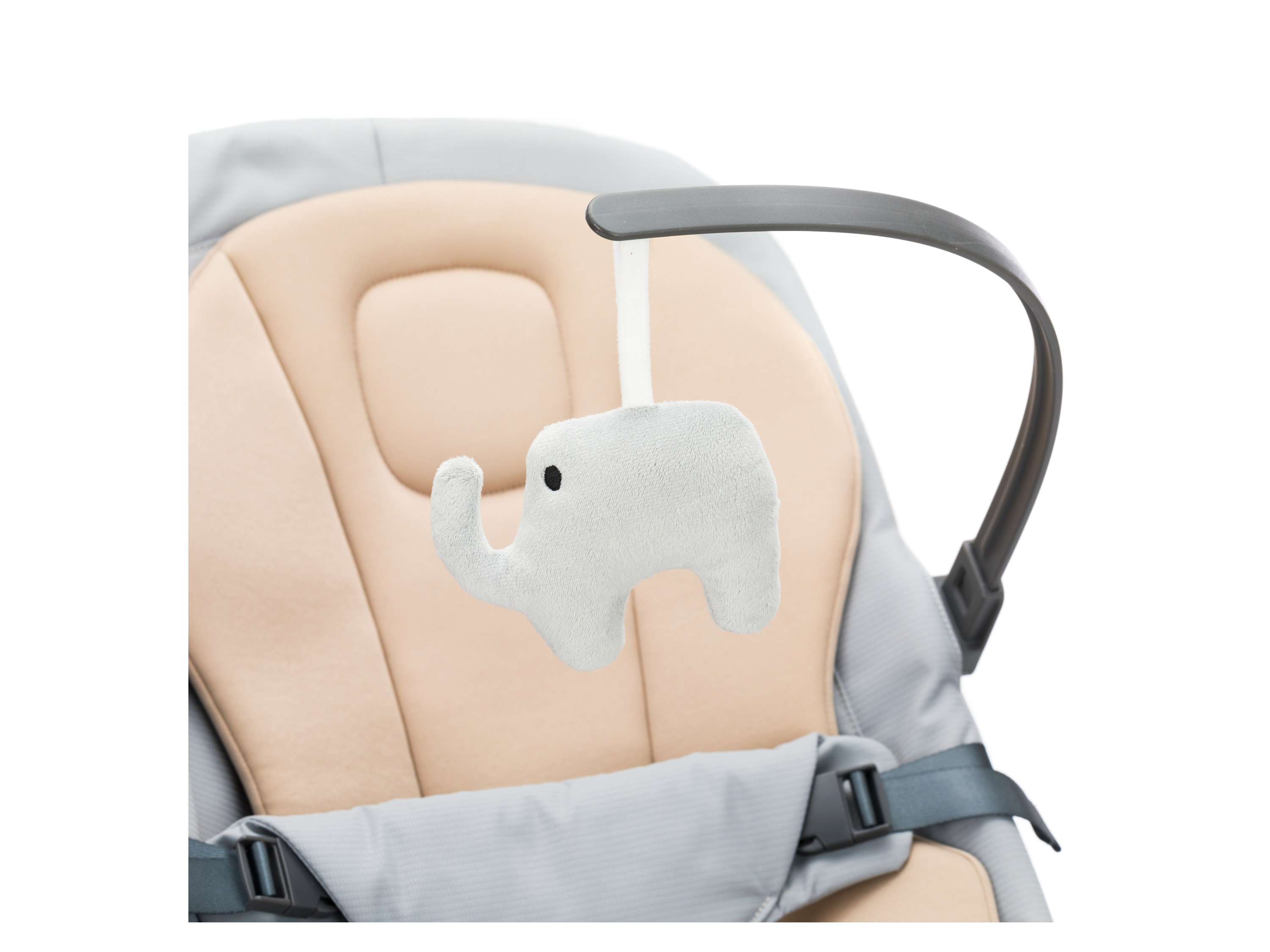 Thumbnail - Fillikid Wippe »Star«, inkl. Spielbogen und Reduktionskissen (Grau Beige)