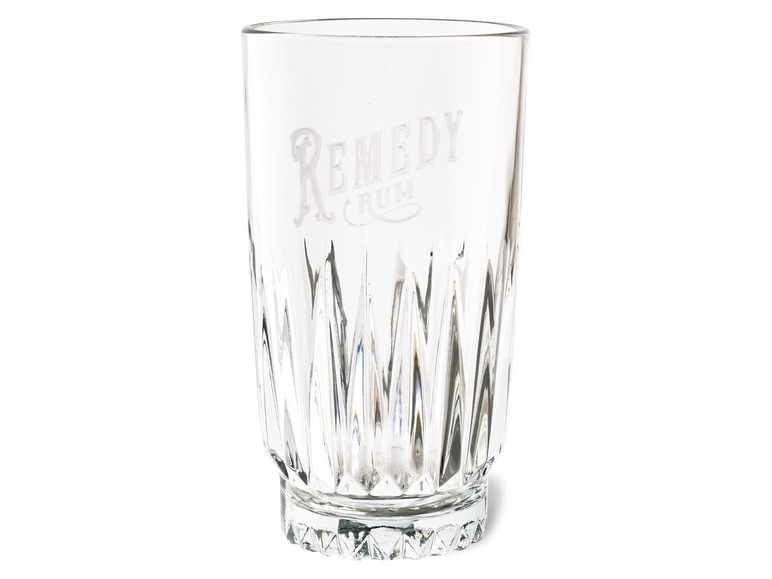 Remedy Spiced Rum 41,5% Glas Geschenkbox Highball Vol mit 