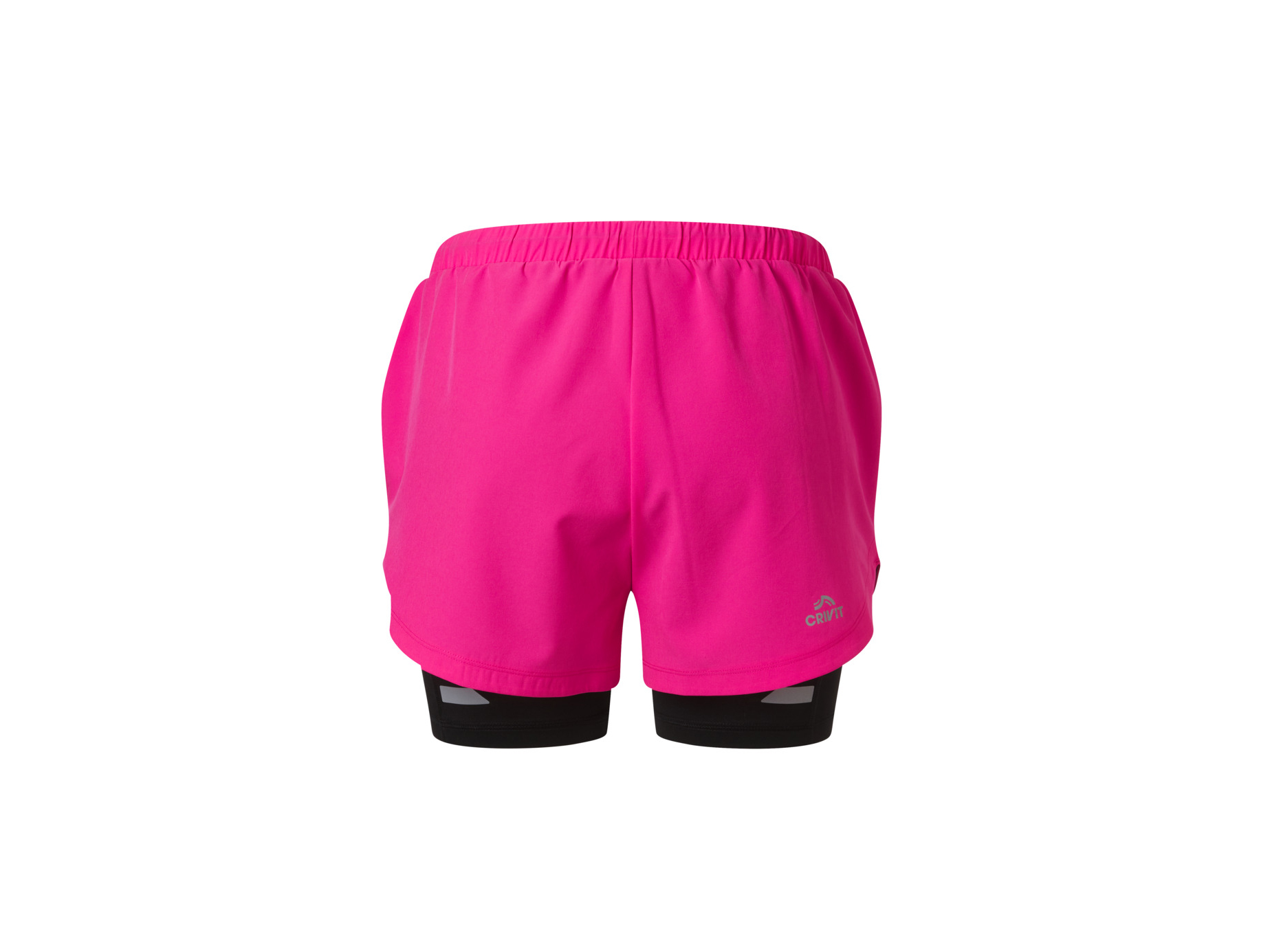 Thumbnail - CRIVIT Damen Funktionsshorts, mit praktischer Handytasche (pink, M(40/42))