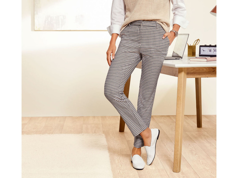 Gehe zu Vollbildansicht: ESMARA® Damen Business Stoffhose, moderne Knöchellänge, mit Viskose - Bild 5