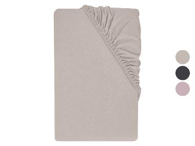 LIVARNO® Jersey-Spannbettlaken, 90-100 x 200 cm