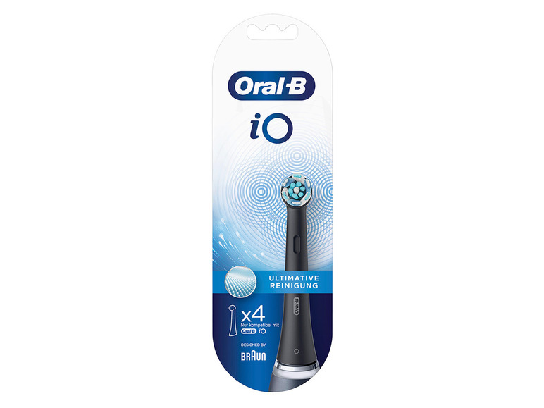 Gehe zu Vollbildansicht: Oral-B iO Aufsteckbürsten - 4er Ultimate Clean Schwarz - Bild 3