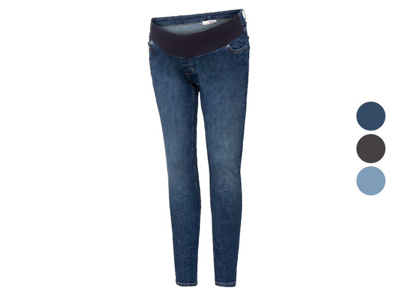 Gehe zu Vollbildansicht: bellybutton Damen Umstands-Jeans, Slim Fit, mit Unterbauchbund - Bild 1