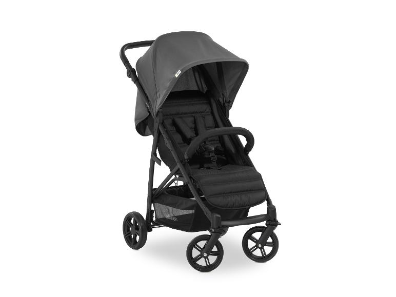 Hauck Rapid 4 Kinderwagen in Schwarz mit grauem Verdeck