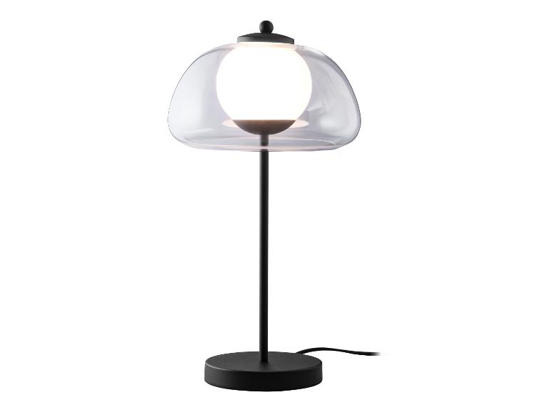 LED-Tischleuchte, Lampenschirm aus hochwertigem Glas
