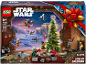Weihnachts-Adventskalender mit festlichem Spielzeug zum Thema Weltraum.