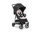 Schwarzer Hauck Rapido 4 Kinderwagen mit rosa Einlage und Verdeck