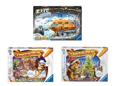 Ravensburger - Adventskalender, mit spannenden Aufgaben und Geschichten