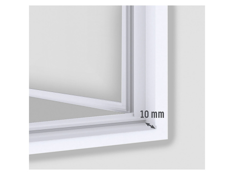 Gehe zu Vollbildansicht: LIVARNO home Insektenschutzfenster, magnetisch, 110x130 cm, anthrazit, 3er Set - Bild 5