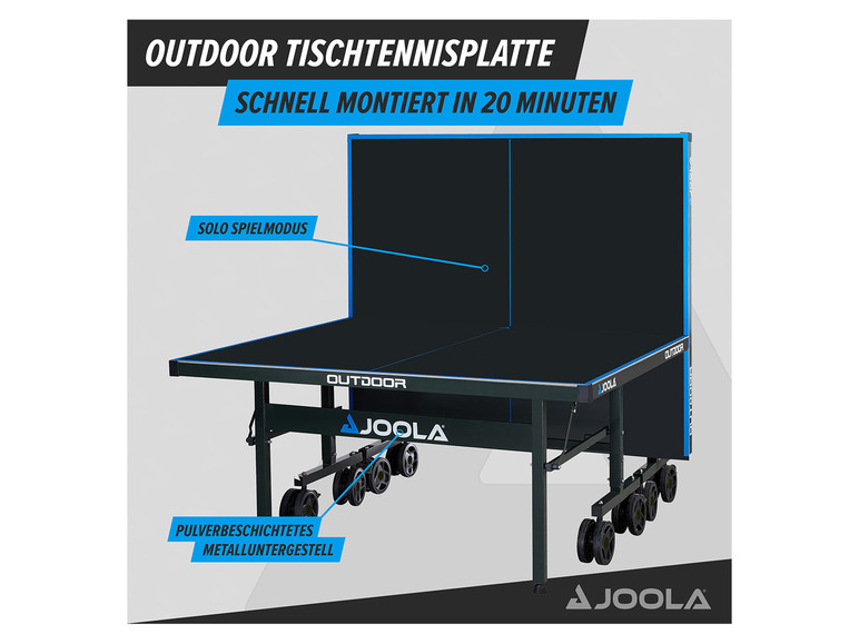 Gehe zu Vollbildansicht: JOOLA Tischtennisplatte j500A inkl. Table Cover - Bild 2