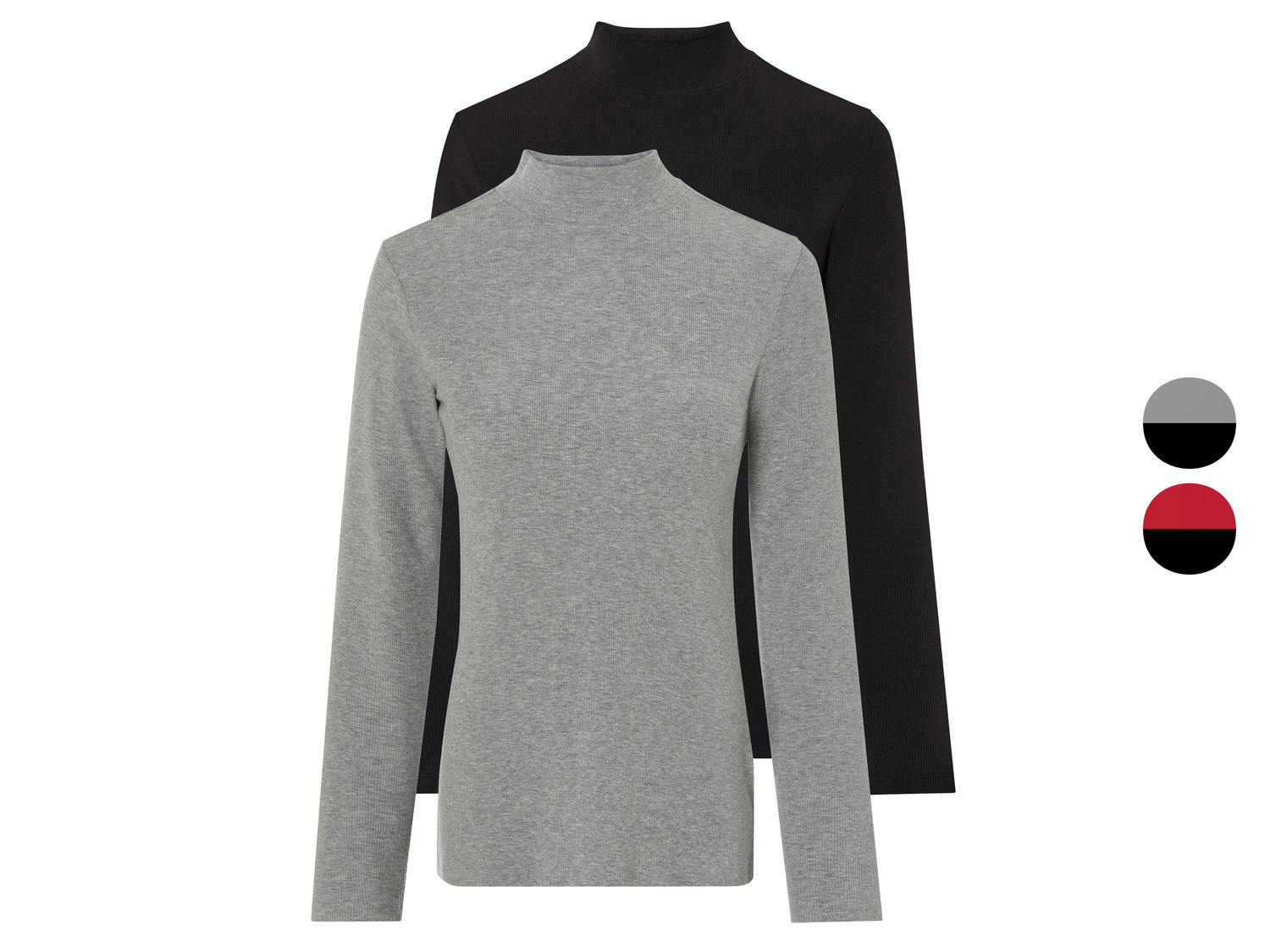 HERMKO Damen Langarmshirt Mit Rollkragen - 50% Baumwolle, 50% Modal, Weich & Atmungsaktiv, Ideal Zum Unterziehen