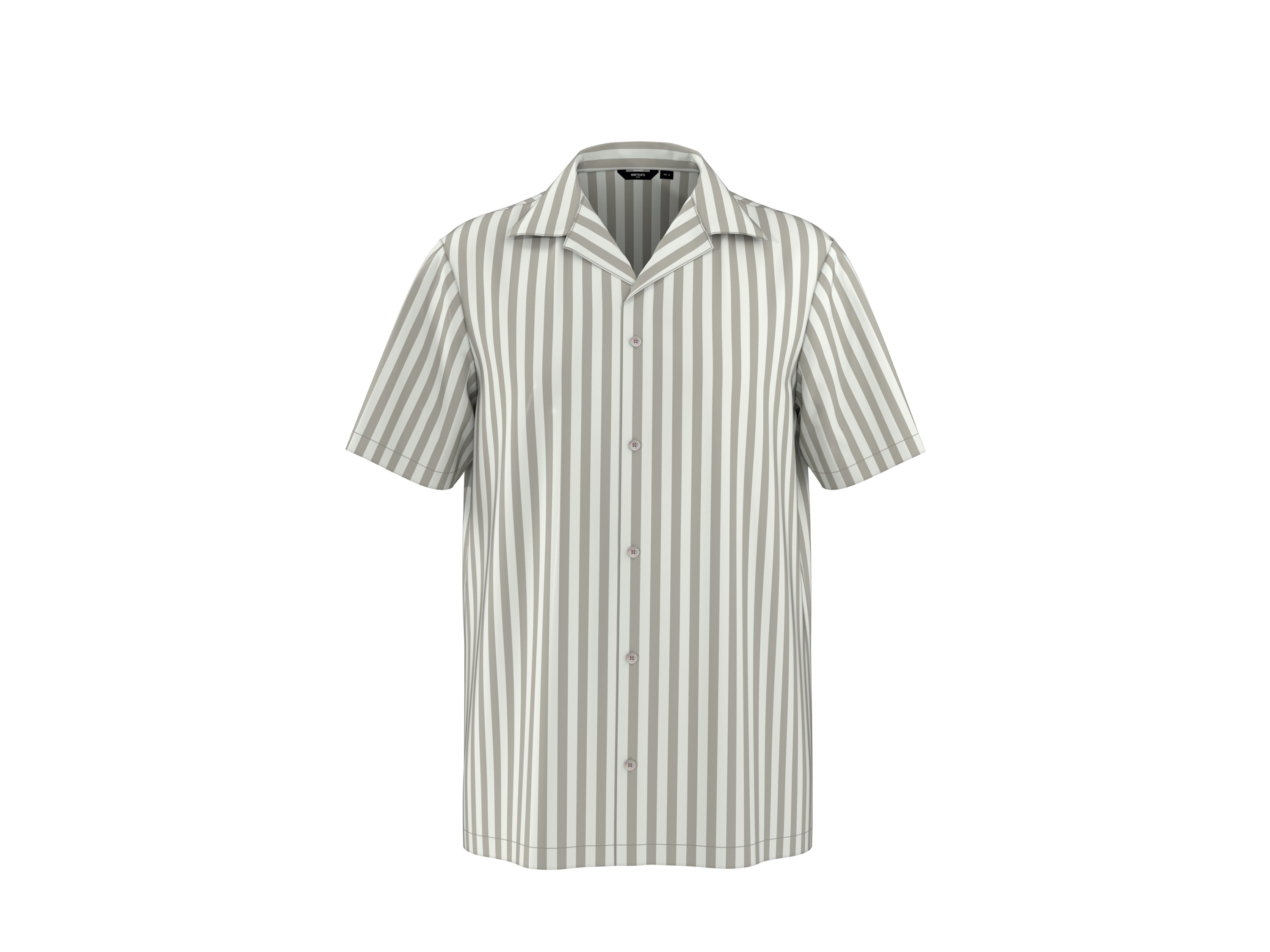 ESMARA MEN Herren Hemd mit Leinen (Streifen, L(41/42))