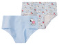 Zwei blaue Slips mit Snoopy-Motiv