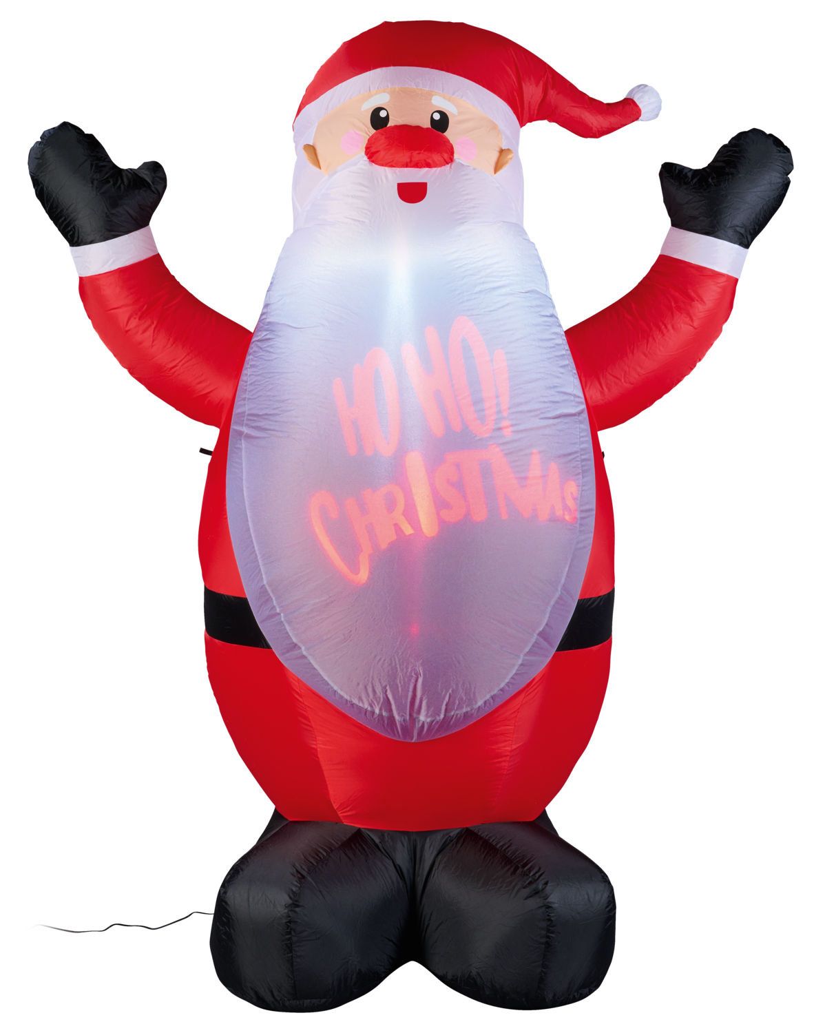 LIVARNO® Selbstaufblasende LED-Weihnachtsfigur (Weihnachtsmann) – Bild 3 von 4
