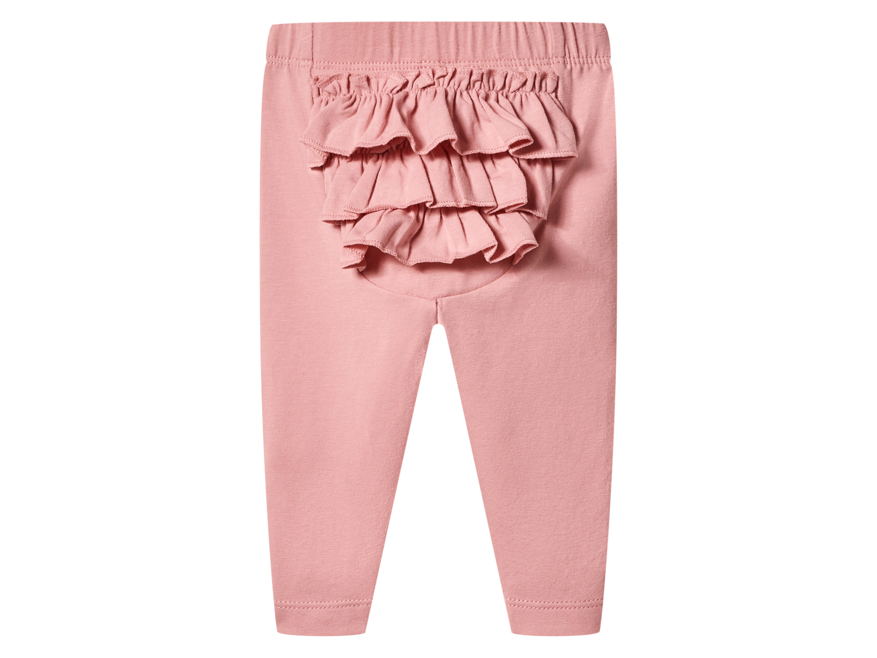 LUPILU® Baby Mädchen Leggings mit Rüschen (Rosa, 50/56) – Bild 2 von 2