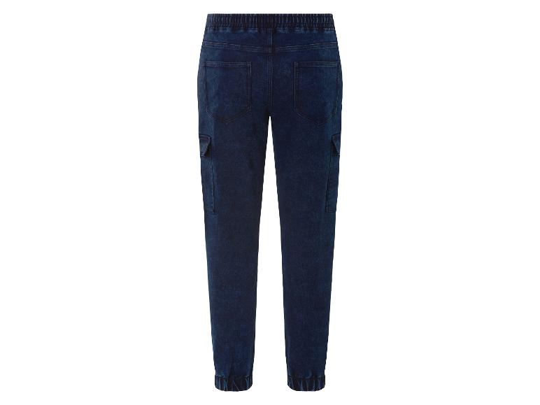 Herren Denim-Joggers, Relaxed Fit, normale Leibhöhe