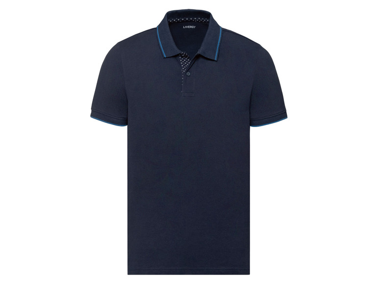 Gehe zu Vollbildansicht: LIVERGY Herren Poloshirt, kurzarm, aus hochwertiger Pikee-Qualität - Bild 10