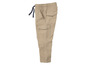 Beige Cargohose mit Kordelzug