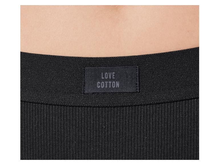 Damen Slips, 3 Stück, in modischer Ripp-Qualität