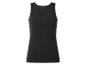 Schwarzes Basic-Damen-Tanktop.
