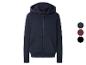 Marineblauer Kapuzenpullover mit Reißverschluss und Farboptionen