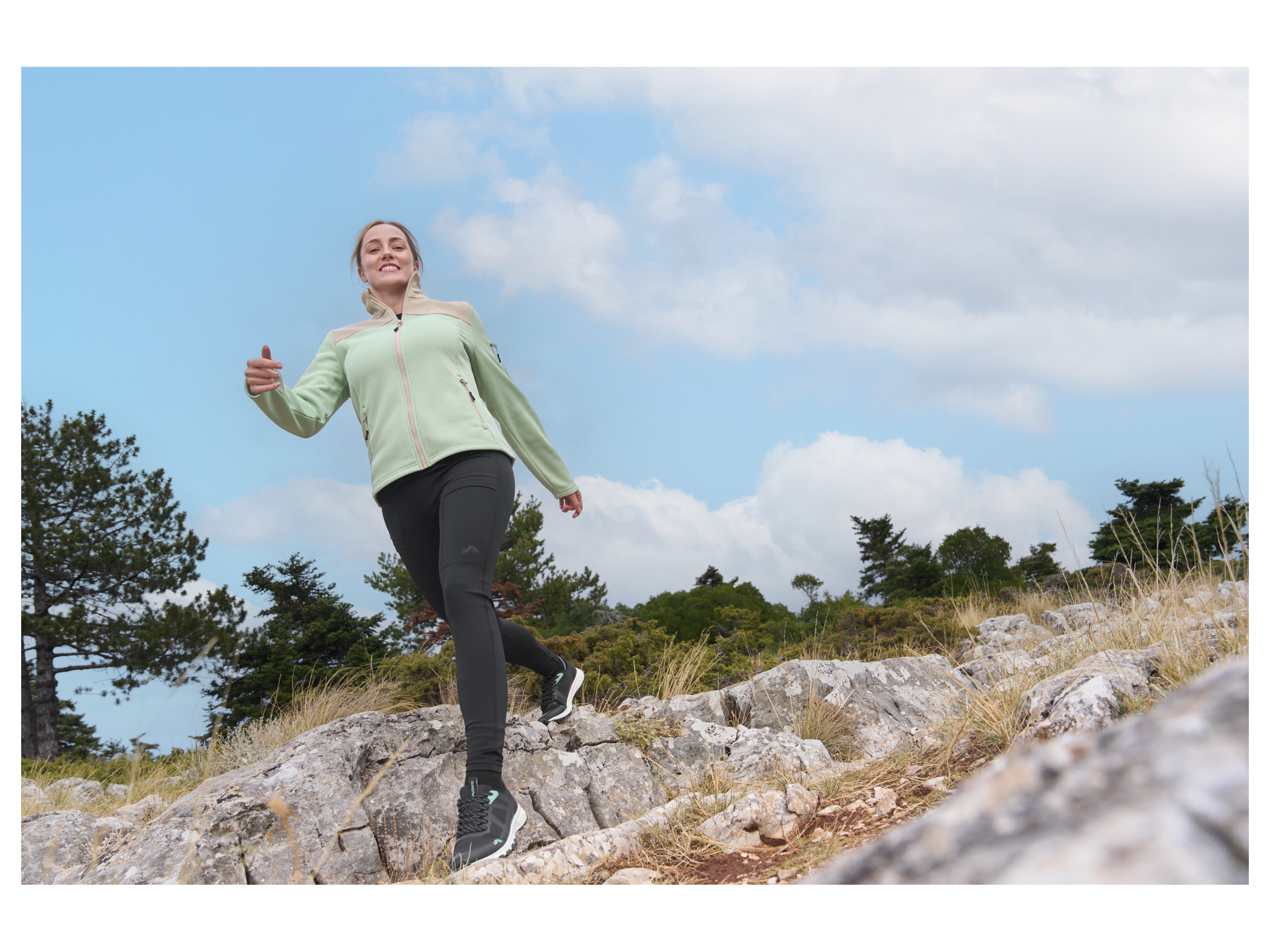 CRIVIT Damen Strickfleecejacke - 3